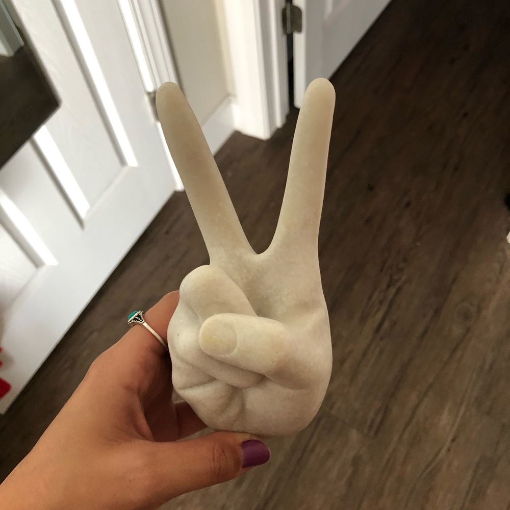 Urban Outfitters Peace Sign Hanger